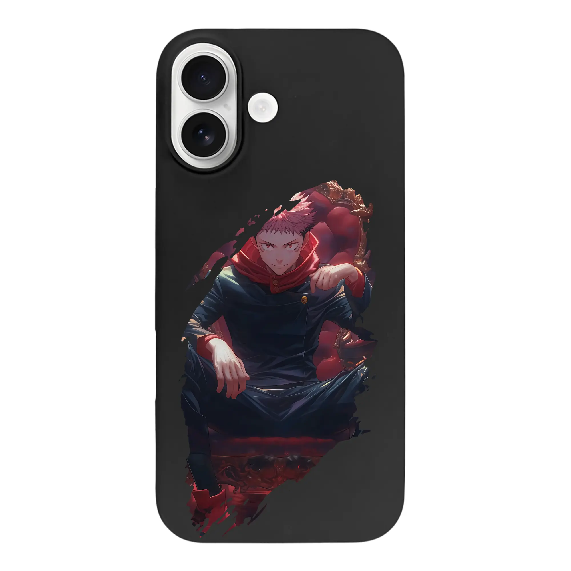 呪術廻戦 グッズ,虎杖 悠仁 - iPhone 17 シリーズ シリコンケース 薄型 耐衝撃 指紋防止 ソフトタッチカバー 精密フィット 傷防止 保護ケース iPhone 17/17 Air/17 Pro/17 Pro Max 対応